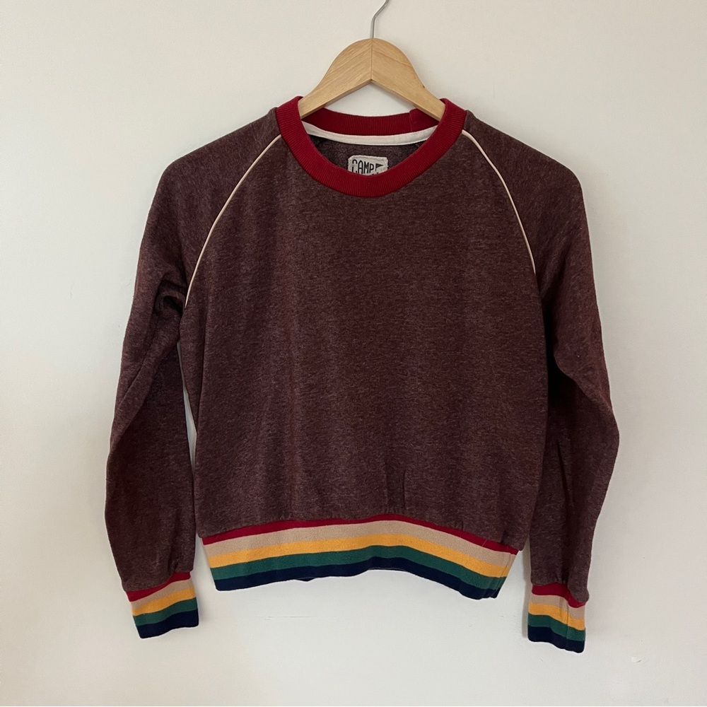 Camp Collection retro brown sweatshirt XS